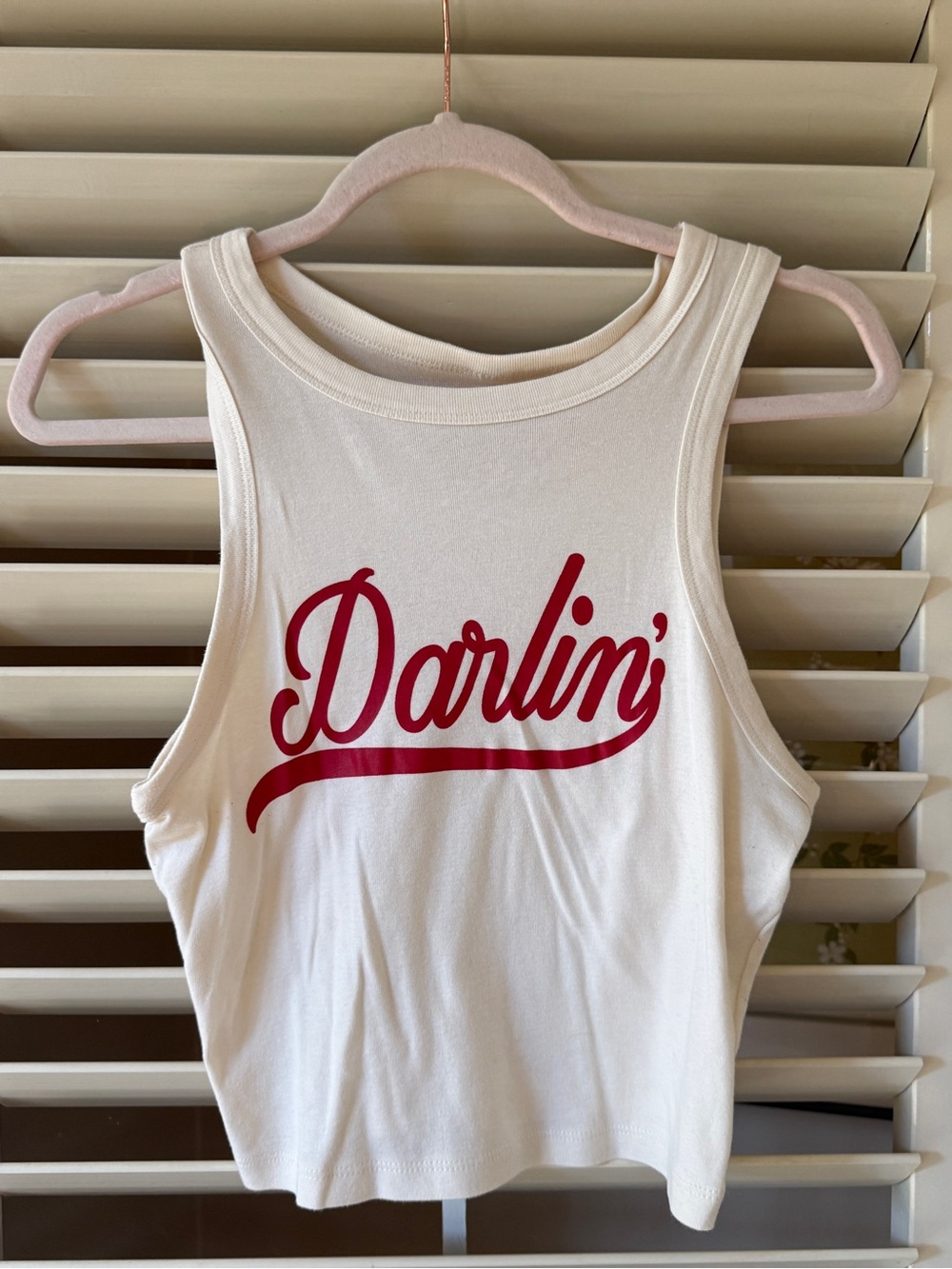 Vintage Inspired Darlin Tank Size M